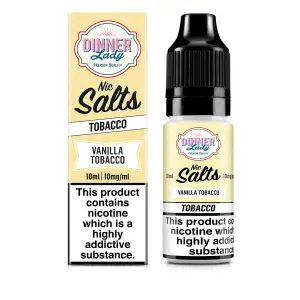 Vanilla Tobacco Nic Salt E-Liquid by Dinner Lady 10ml